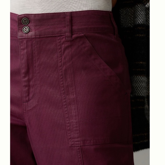 NWT Anthropologie The Wanderer Coated Relaxed Jeans by Pilcro size 27 - Picture 6 of 11